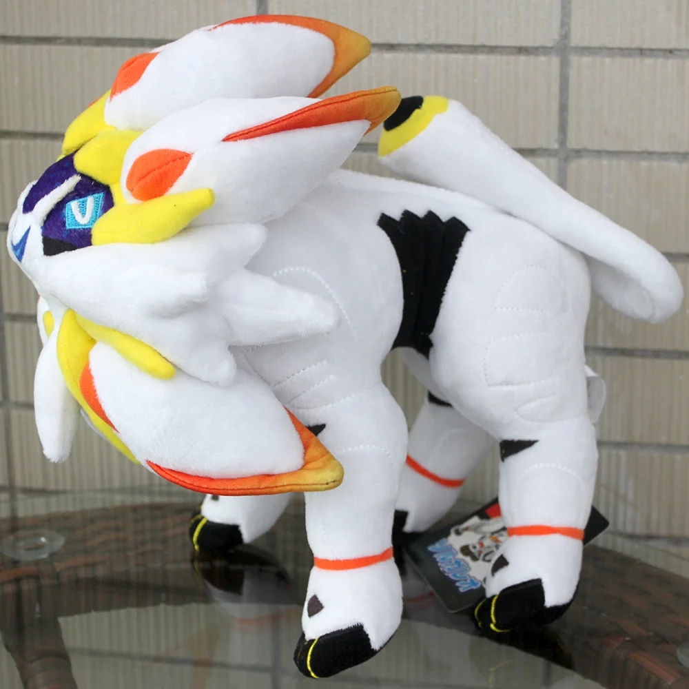 لعبة TAKARA TOMY kémon-LEGENDS Solgaleo ، لعبة كرتون ، حيوان أسد الشمس المحشو ، دمية دمية ، 10 بوصة