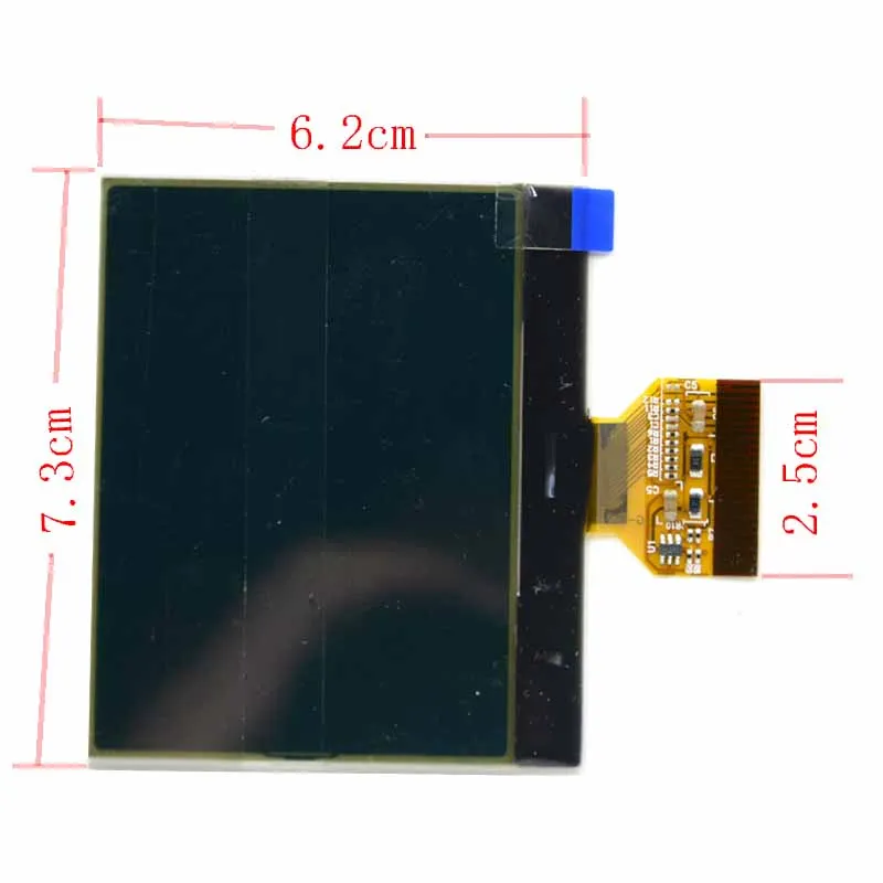 Imagem -04 - Conjunto do Instrumento da Exposição do Lcd para Audi Tela do Velocímetro com Conector Curto da Fita a4 b6 b7 Rb4 Rb8 20012009