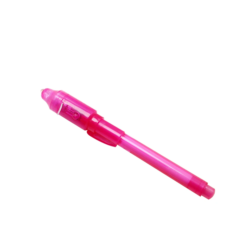 

Invisible Ink Pen Pen with Built in Marker for Drawing Writing Currency Checking Kids Game Party (Pink)