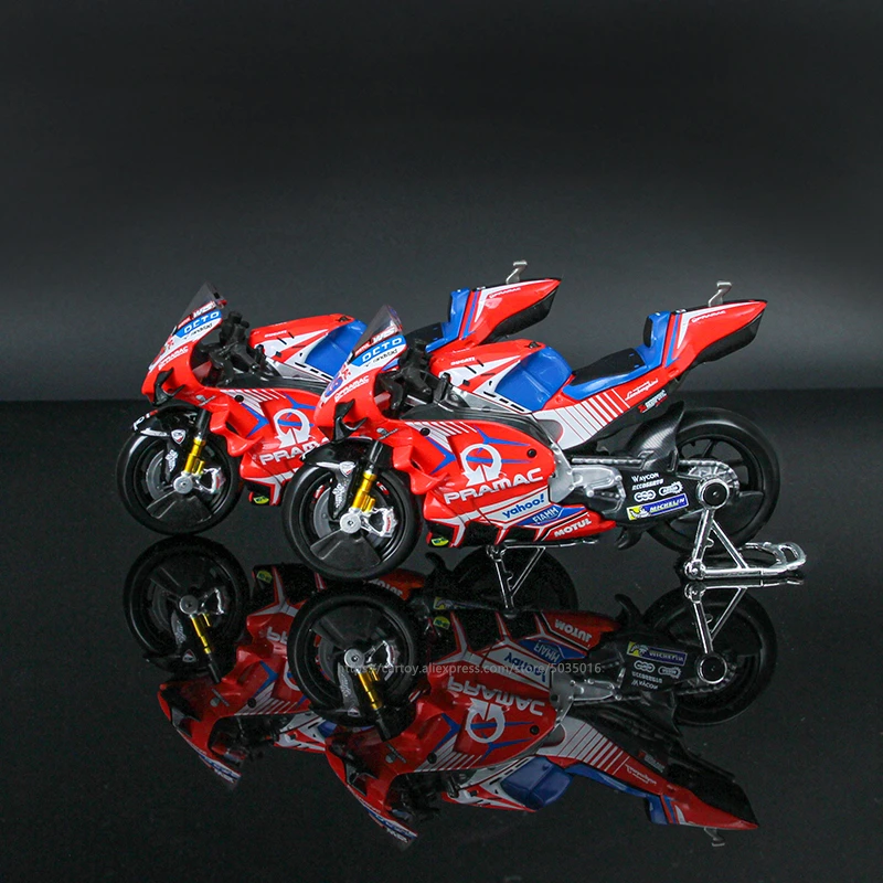 Maisto 1:18 2021 Ducati Pramac Racing #5 Zarco #89 Martin Licensed Simulation Alloy Motorcycle Model Colle