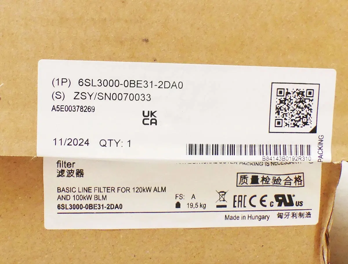 Brand new 6SL3000-0BE31-2DA0  Warrently One-year
