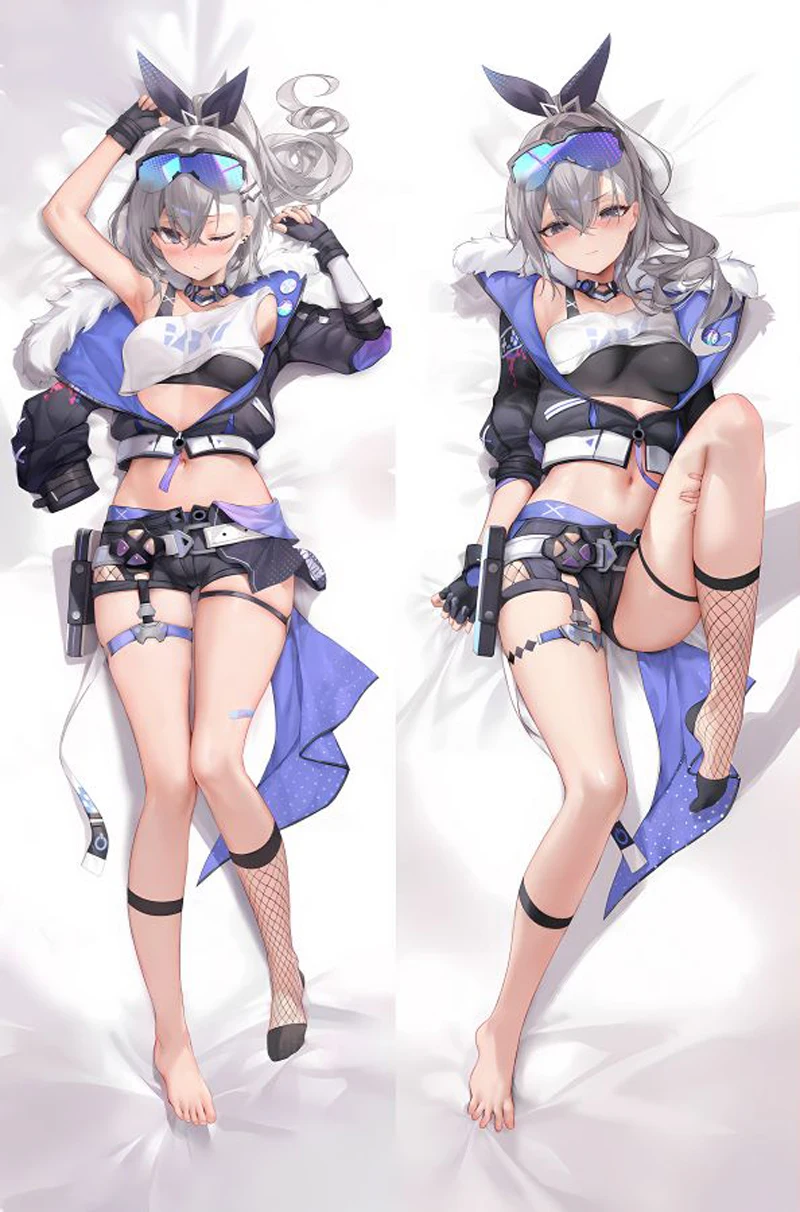 

Honkai: Star Rail Silver Wolf Dakimakura Body Pillow Case 2-Side Peachskin Bedding Hugging Pillow Case Long Body Pillow Cover