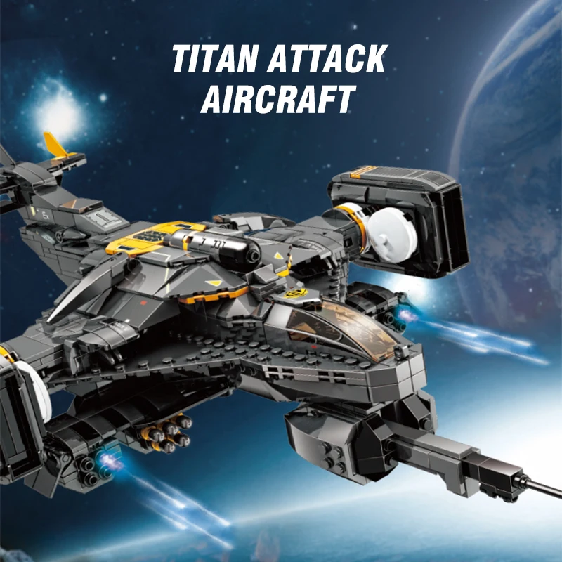 

2023 Aricraft Building Blocks Children Gift Science Fiction Series Combat Helicopter Mini Bricks Assembly Toys Educational Toys