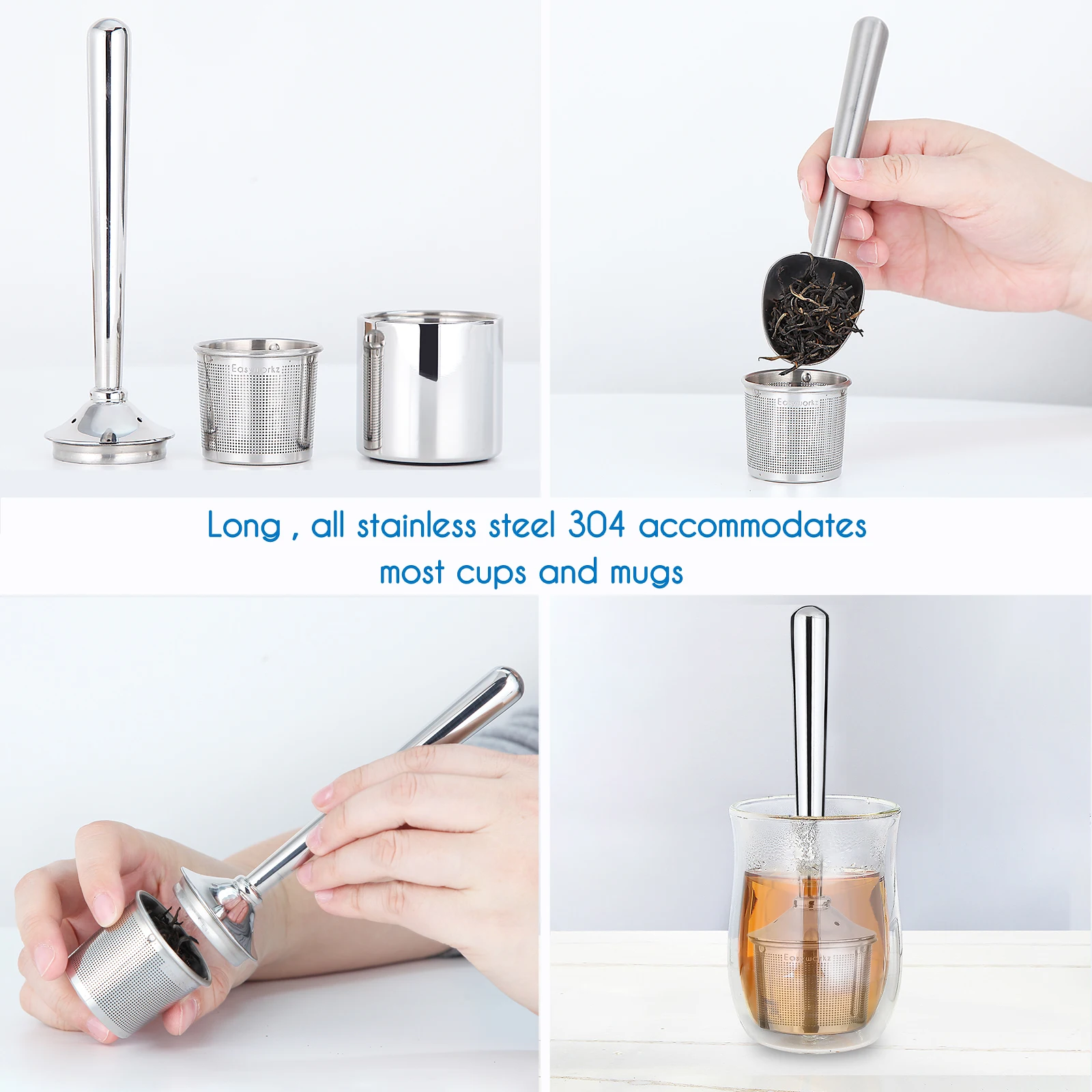 Easyworkz Stainless Steel Tea - đánh giá và giá Coffee Tea Infusion