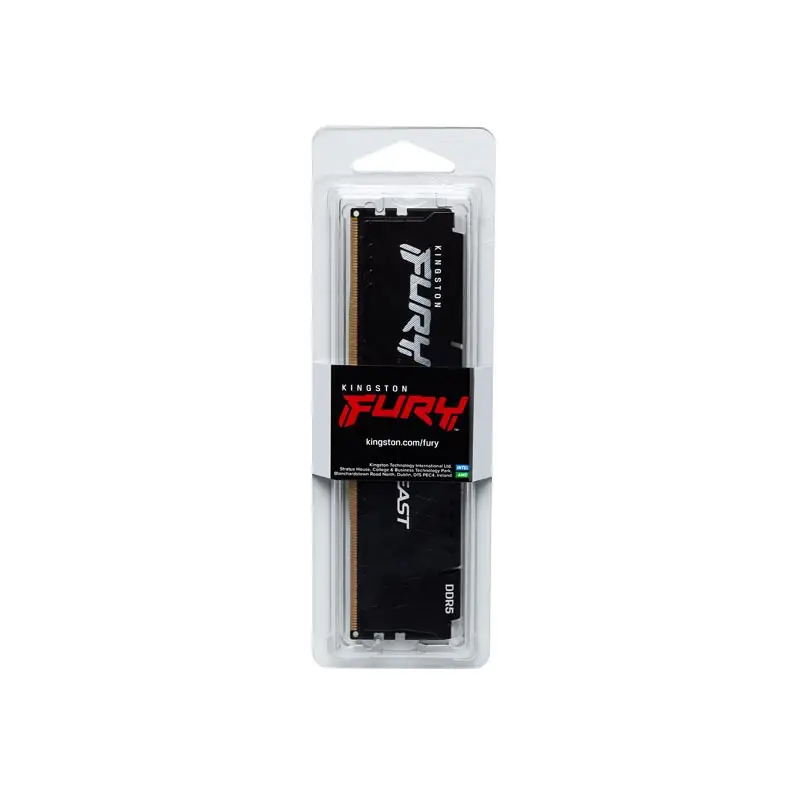 ذاكرة رام Kingston FURY Beast DDR5 سعة 16 جيجابايت و32 جيجابايت بتردد 6000 ميجاهرتز CL30 CL36 ملفات ذاكرة AMD EXPO 288Pin DIMM PC5-48000 - 4