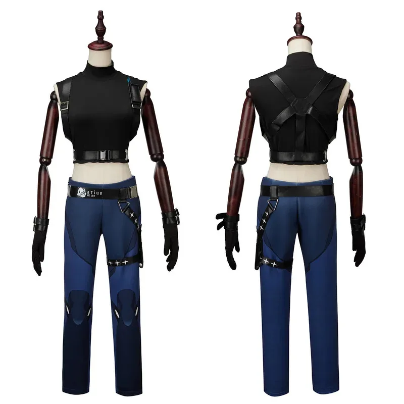 xixixi Game Blue Archive Jomae Saori Cosplay Costume Wigs Fancy Outfit with Hat Halloween Costumes for Women Long Trench Suit