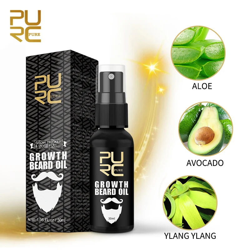 PURC Beard Growth Oil and Lavender Shampoo Bar Set Hair Treatment Hair Growth Products Hair Care