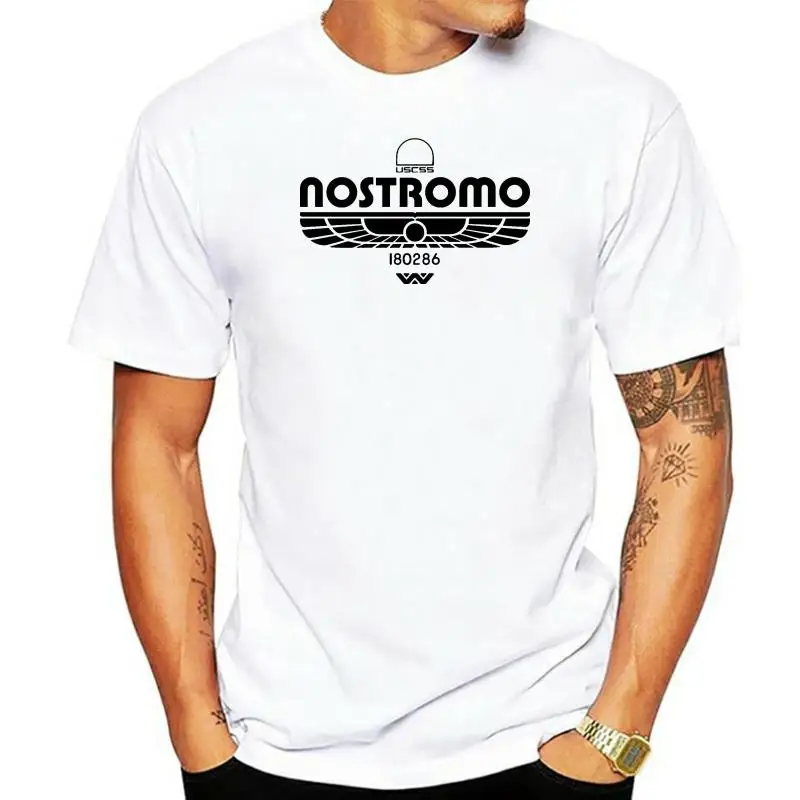 Nostromo T Shirt Nostromo T-Shirt Short Sleeve Summer Tee Shirt 100 Cotton Awesome Print Male Plus size Tshirt