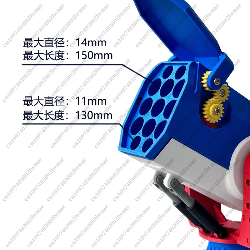 Air Defense Missile Launcher Pen Holder Ornament, Technological Stationery Storage Box, Office Creative Model