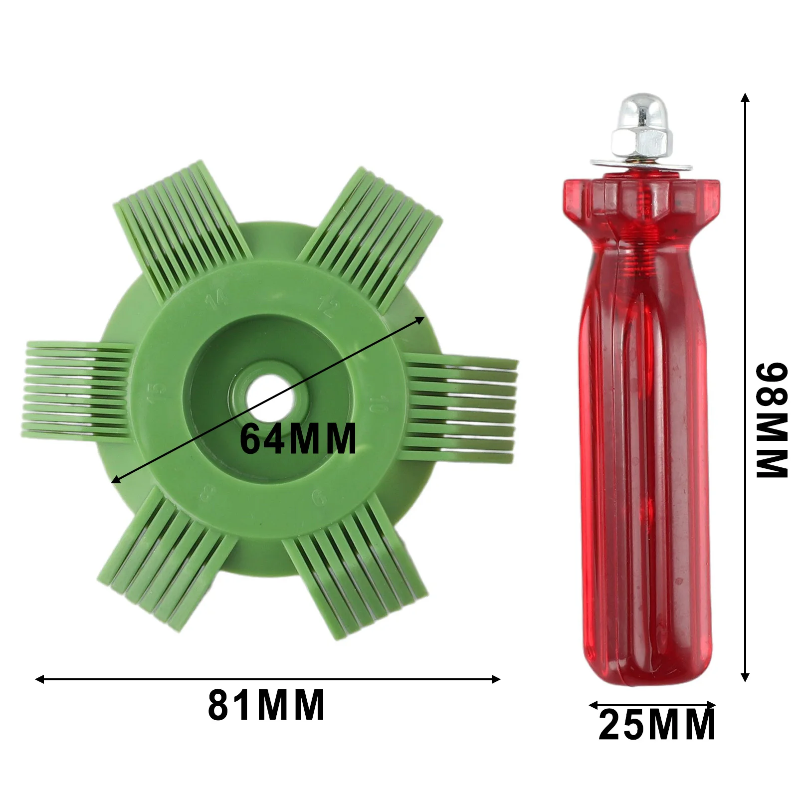 Nuovo utile accessorio pinna riparazione strumento di refrigerazione dispositivo di raffreddamento pinna pettine pettine umidificatore strumento di riparazione in plastica pulizia