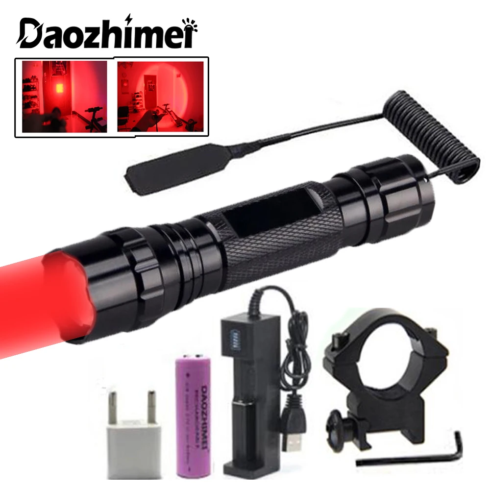 

2000 Lumen Super Bright LED Torch Rechargeable Tactical Torches 1 Mode IP65 Waterproof Zoomable Flashlight for Fishing Camping