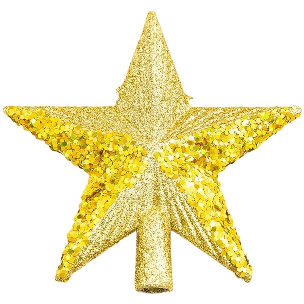 Five-pointed Star Christmas Tree Star Easy Installation Lightweight Star Sparkling Elegance 14.5 * 14.5 * 2.5 Cm