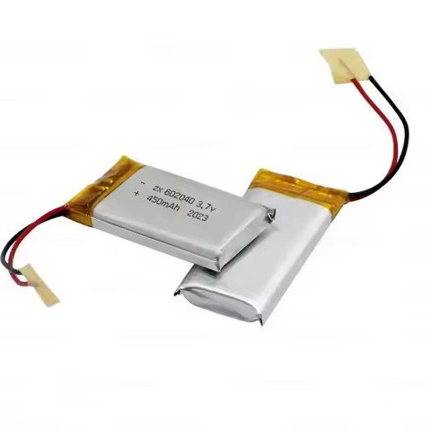602040 3.7V 450mAh Li-Po Battery. Dependable Energy for GPS, MP3/MP4/MP5, Car DVR, Tachograph, Headphone.