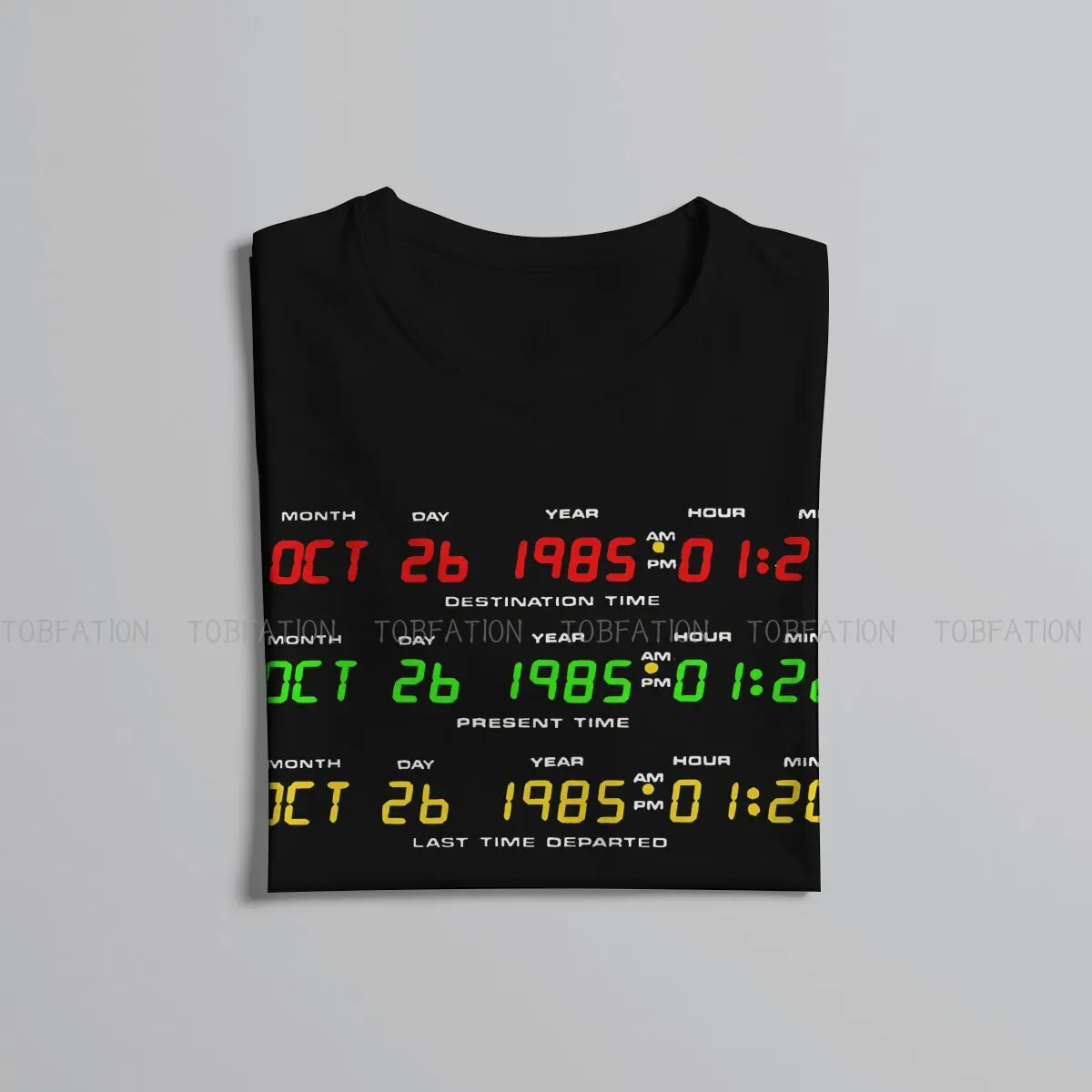 Movie Back To The Future Time Circuits Essential T Shirt Graphic Men\'s Tees Summer Cotton Clothing Harajuku Crewneck TShirt