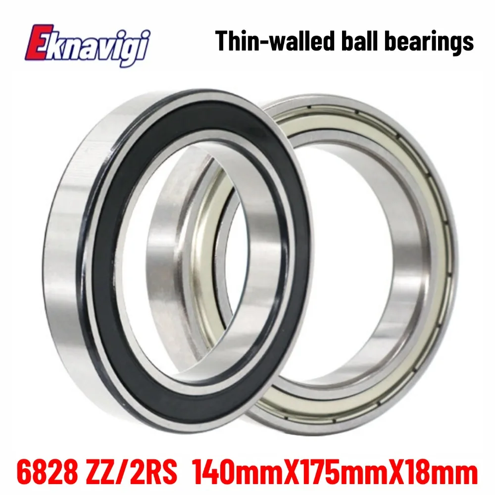 1PCS 6828M 6828 61828 ZZ/2RS 140x175x18mm Thin-wall Deep Groove Ball Bearings ABEC-1 P0 High Speed Bearings for Motor Machinery