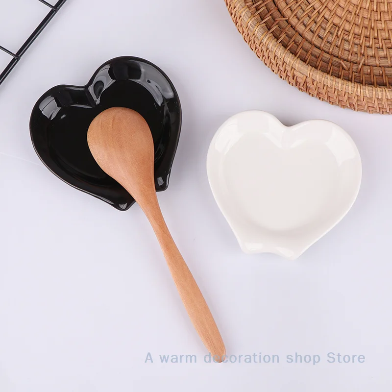 Multipurpose Ceramic Spoon Rest Pad White Household Spoon Coffee Spoon Holder Kitchen Utensils Tableware Spoon Holder