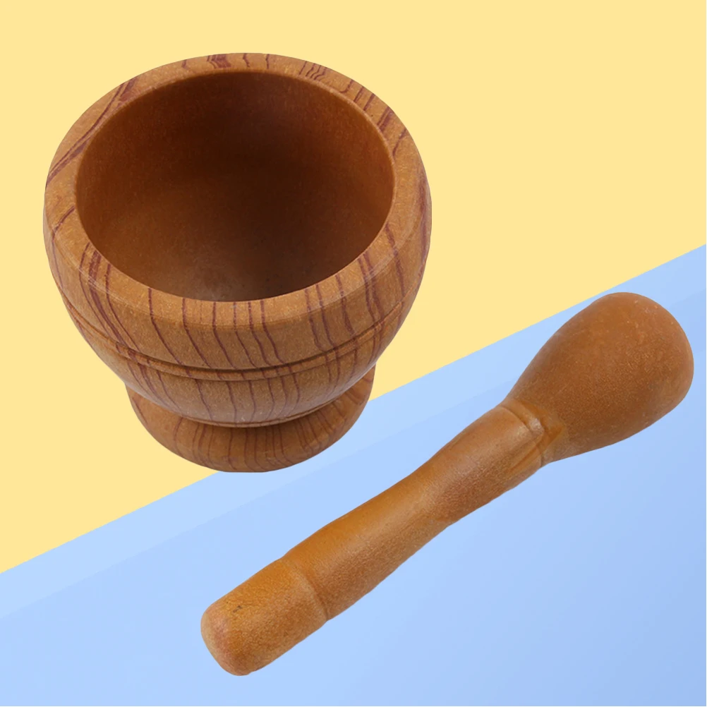 

Plastic Garlic Pestle Bowl Manual Kitchen Tools Spice Grinding Ergonomic Easy Clean Modern Design