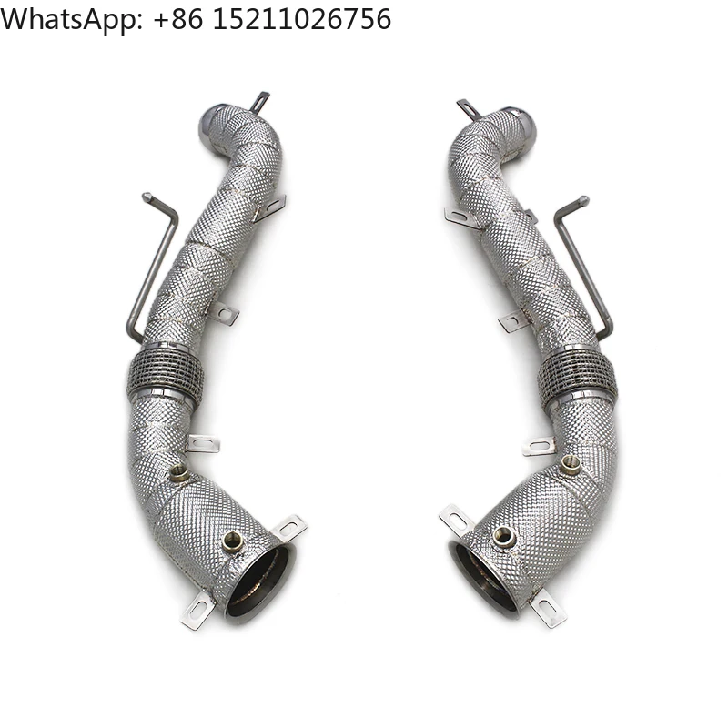 COC 304Stainless Steel Performance Race Sport Downpipe for Mclaren 650S/600LT/P1 MP4 12C 2013-2019 Exhaust System