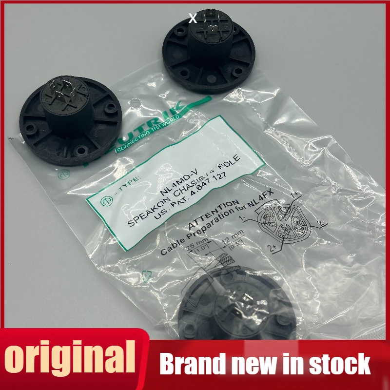 NL4MPR Original good quality Compatible with Neutrik NL4MPR 4 pole gear female round pro Speakon connector