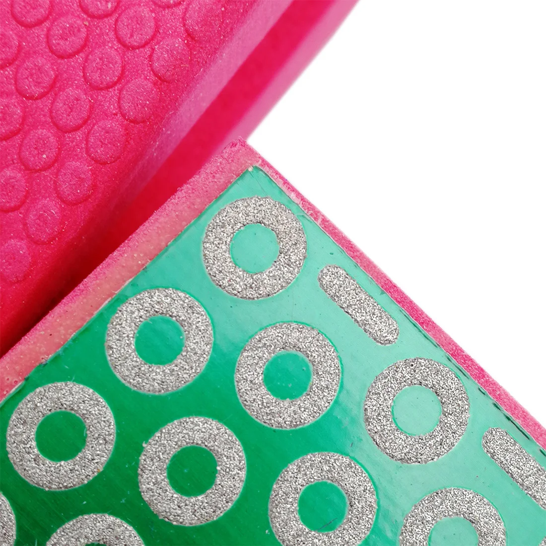 SHDIATOOL 2 قطعة مطلي الماس اليد لوحة تلميع 90X55MM #100 + #200 رغوة المدعومة طحن كتلة الرملي القرص