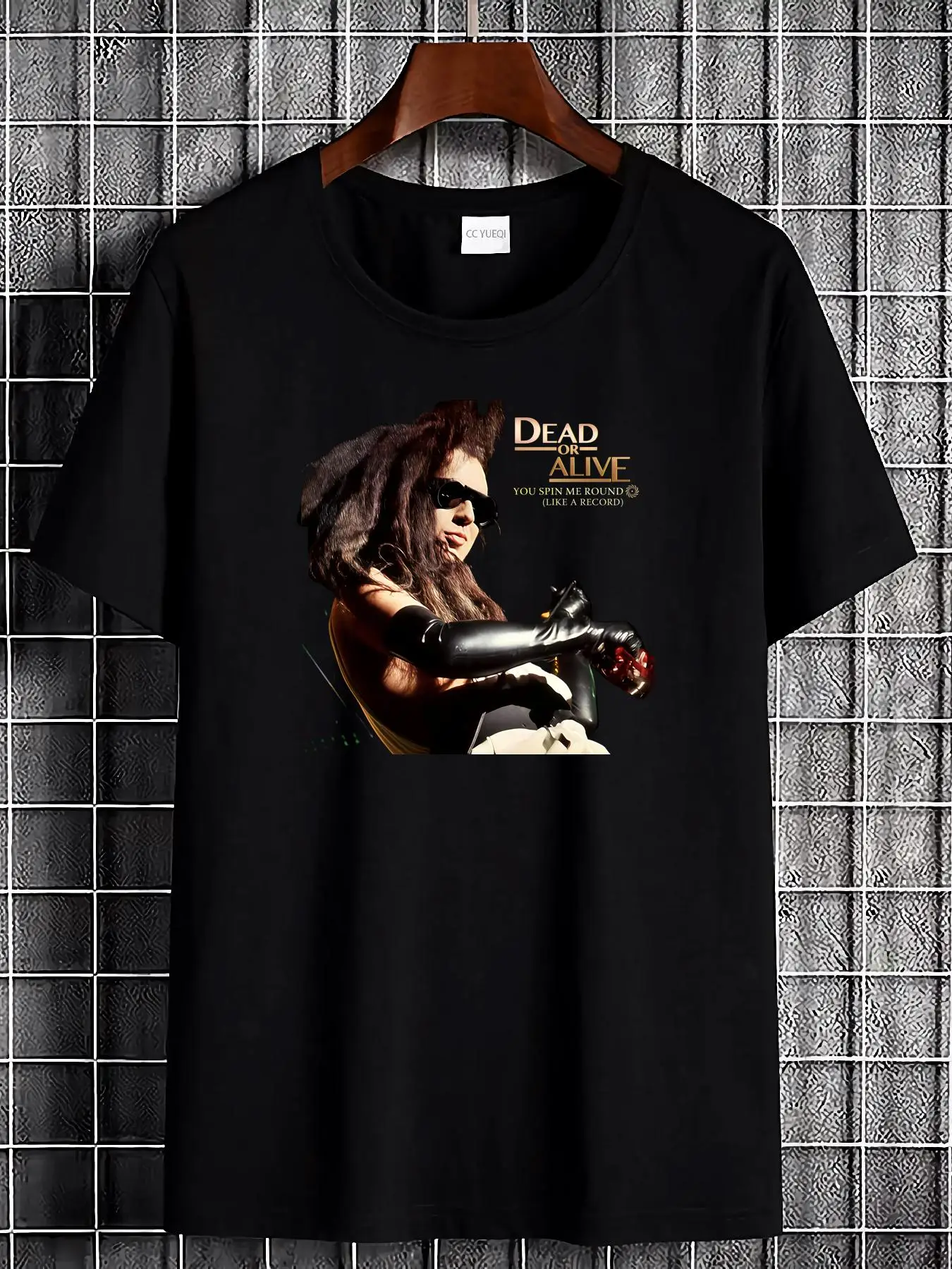 T-shirt Dead Or Alive You Spin Me Round, toutes tailles, nouveau, vintage, délavé, pour homme, tenue décontractée, vêtements de créateur doux et décontractés