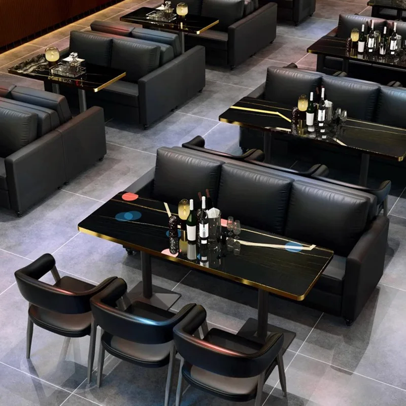 

Комплект мебели для бара: стол и стулья для паба, музыкального бара, обеденного зала, KTV, кафе, барбекю, чайной, киоска, диван-кабинка