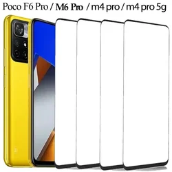 poco m6 pro, Poco F6 glass film for poco m4 pro tempered glass for xiaomi poco m4 pro screen protector poco m4 protection poco m6 m4 screen glass poko m4 cristal poco m4 5g