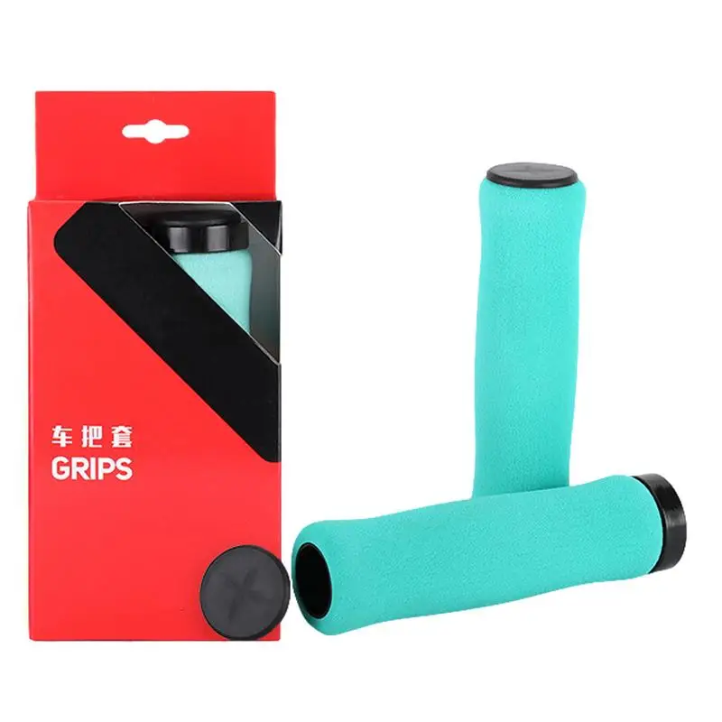 Bike Handlebar Grips Sponge 1 Pair Soft Handlebar Grips Cover Bike Handlebar Grips Cover Non-Slip Handle Bar Grips Handlebar