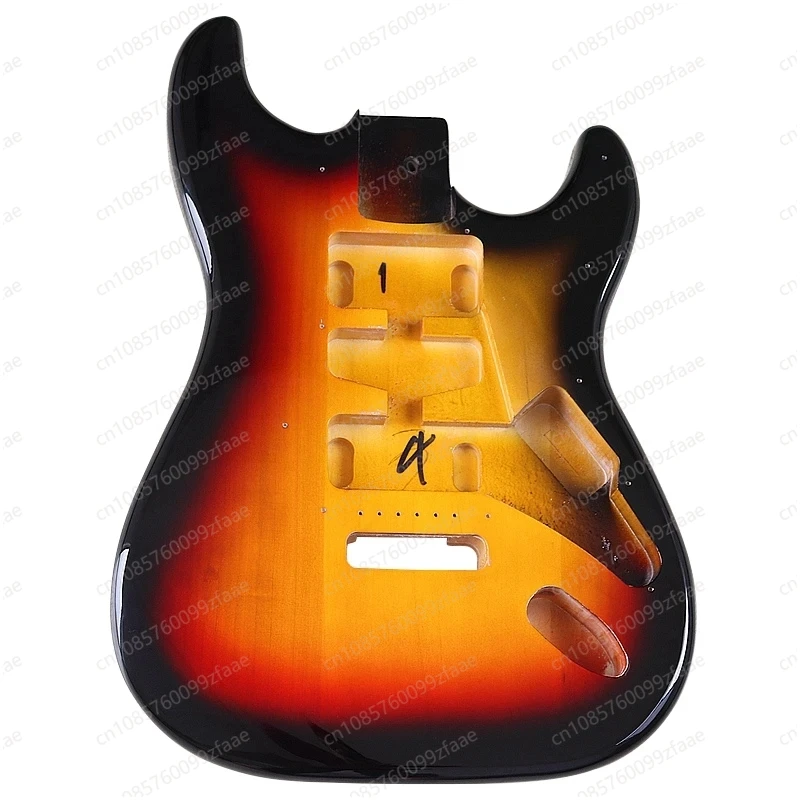 

Sunset color guitar body Electric guitar body DIY modification work in progress Students DIY musical instrument accessories