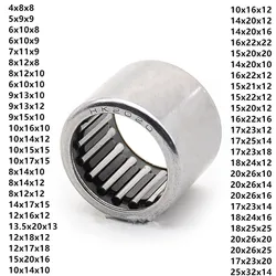 HK Needle Bearing HK0408-HK2514 4x8x8mm - 25x32x14mm Inner diameter x Outer diameter x Height Rodamiento de agujas