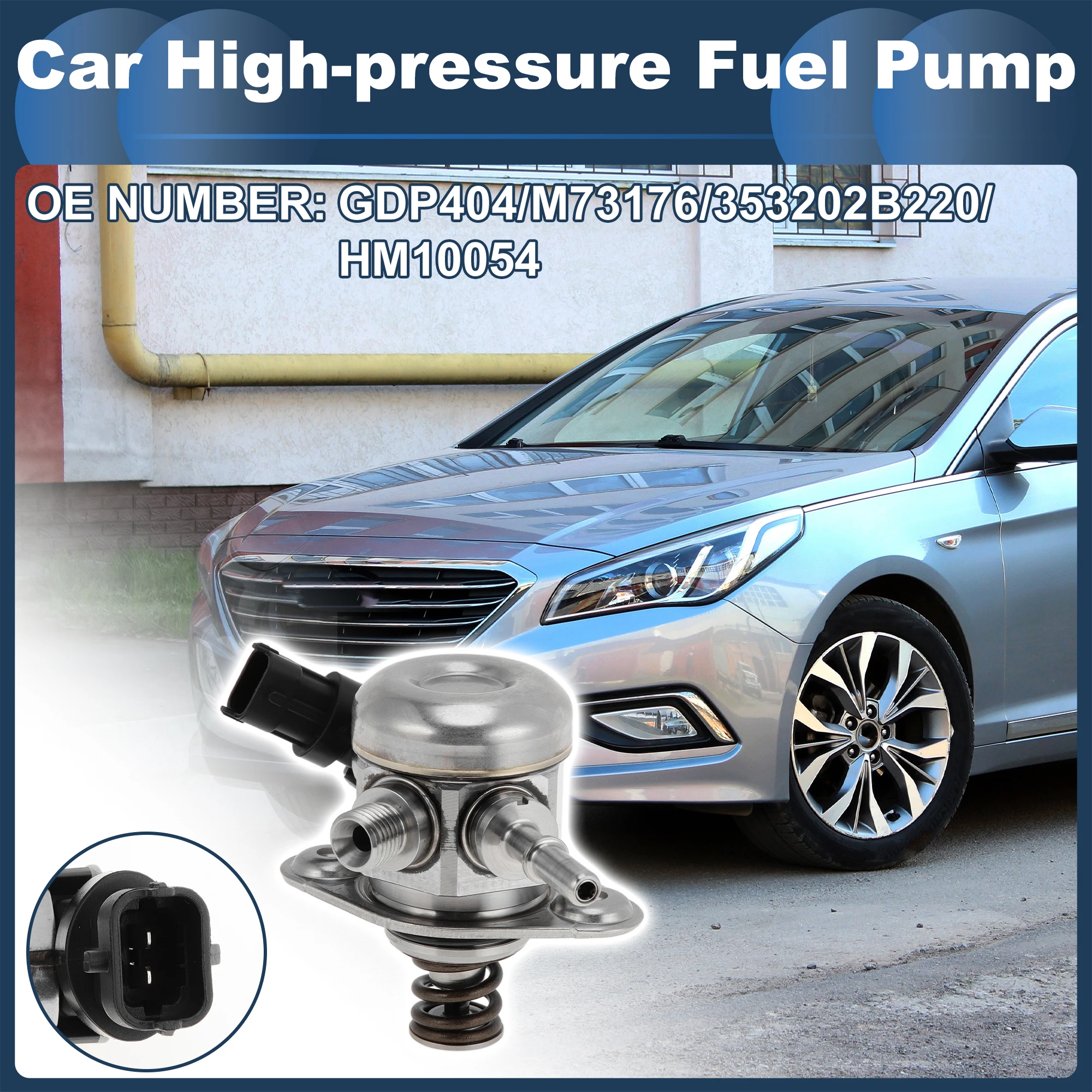 X Autohaux Hochdruck-Kraftstoffpumpe für Kia Forte 2017–2018 1,6 l GAMMA Coupe 2 Tür 5P Nr. 35320-2B220 Kraftstoffpumpenbaugruppe