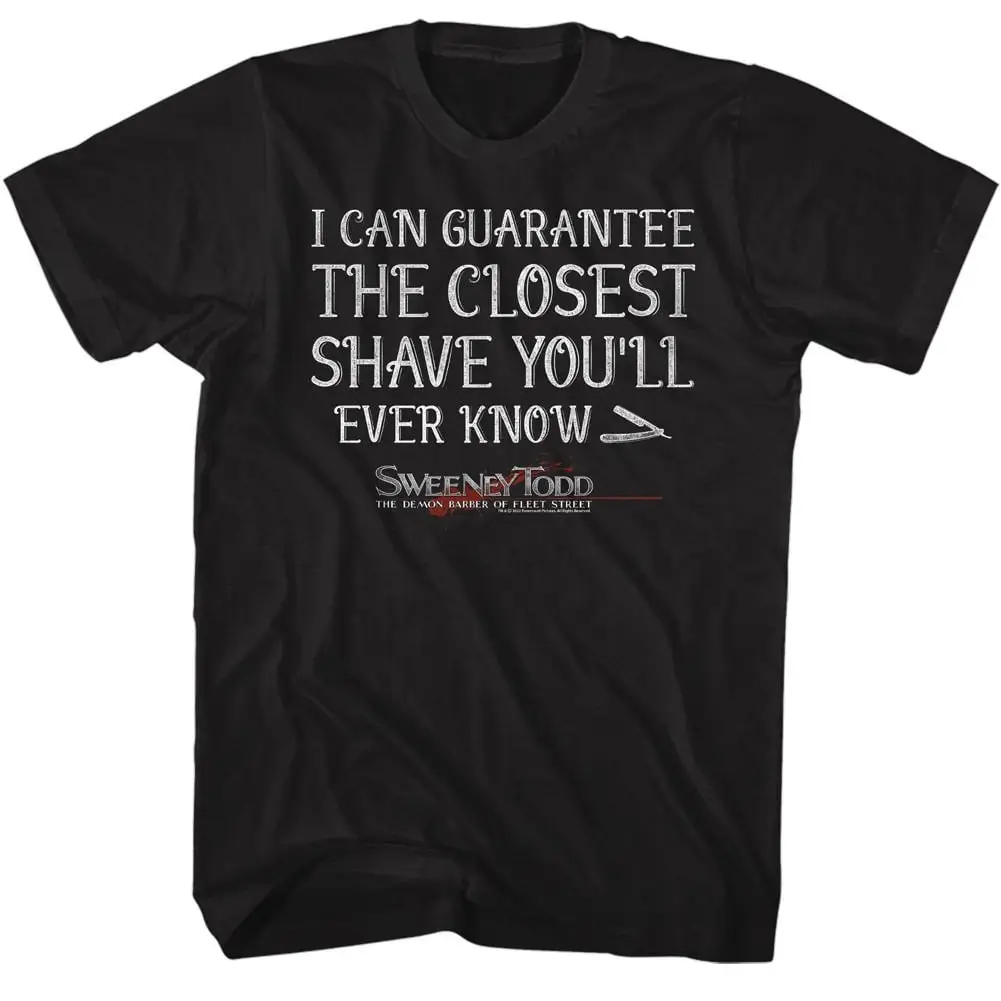 Sweeney Todd Closest Shave Black T Shirt