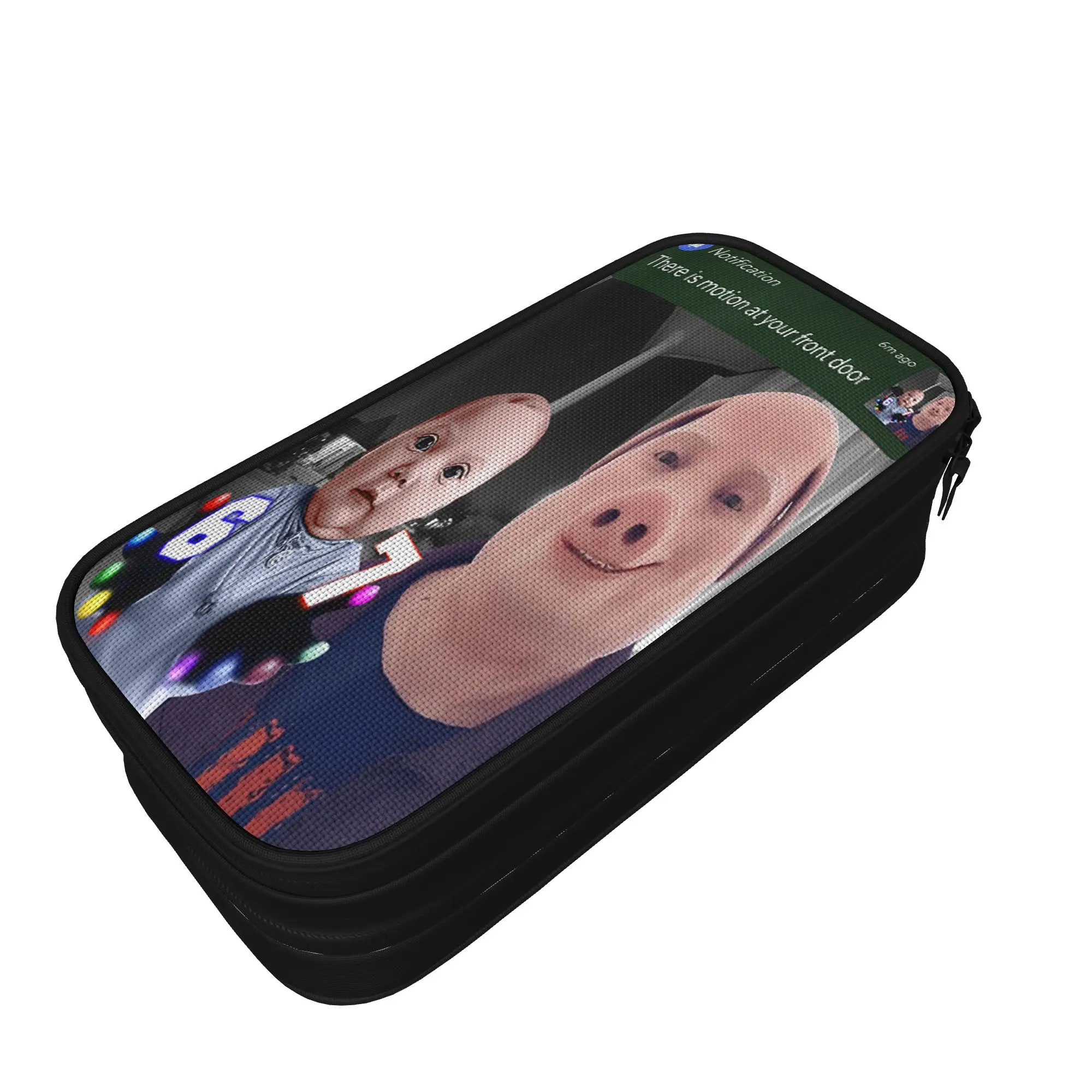 Pencil Case There is Motion At Your Front Door John Pork and Ai Baby Pencil Box School Pencil Cases Canvas School Stationery