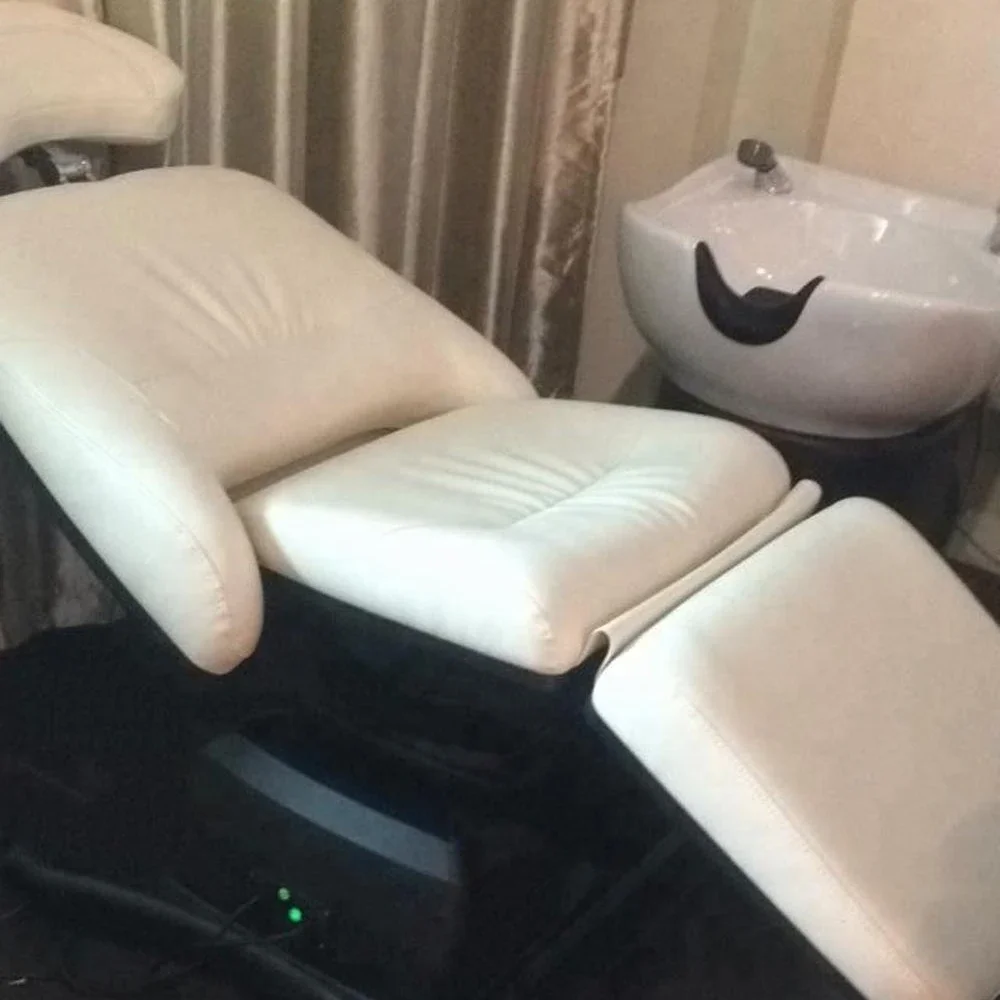 Electric Lifting Shampoo Massage Workstation Hair Salon Constant Relax Washing Rest Chair