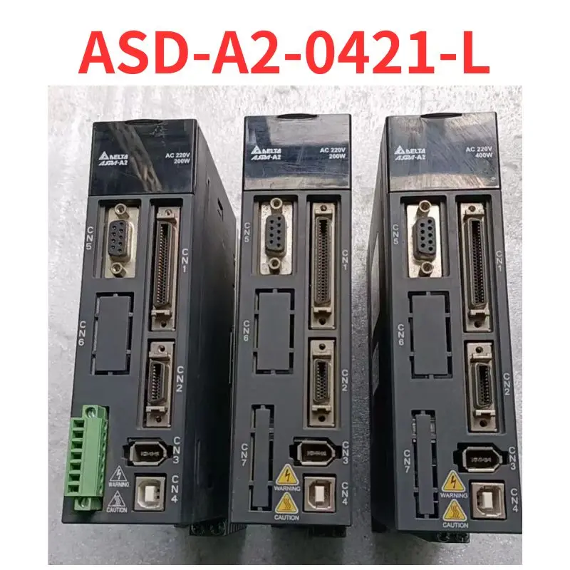 second-hand     Servo Driver   ASD-A2-0421-L, function well   Tested well and shipped quickly