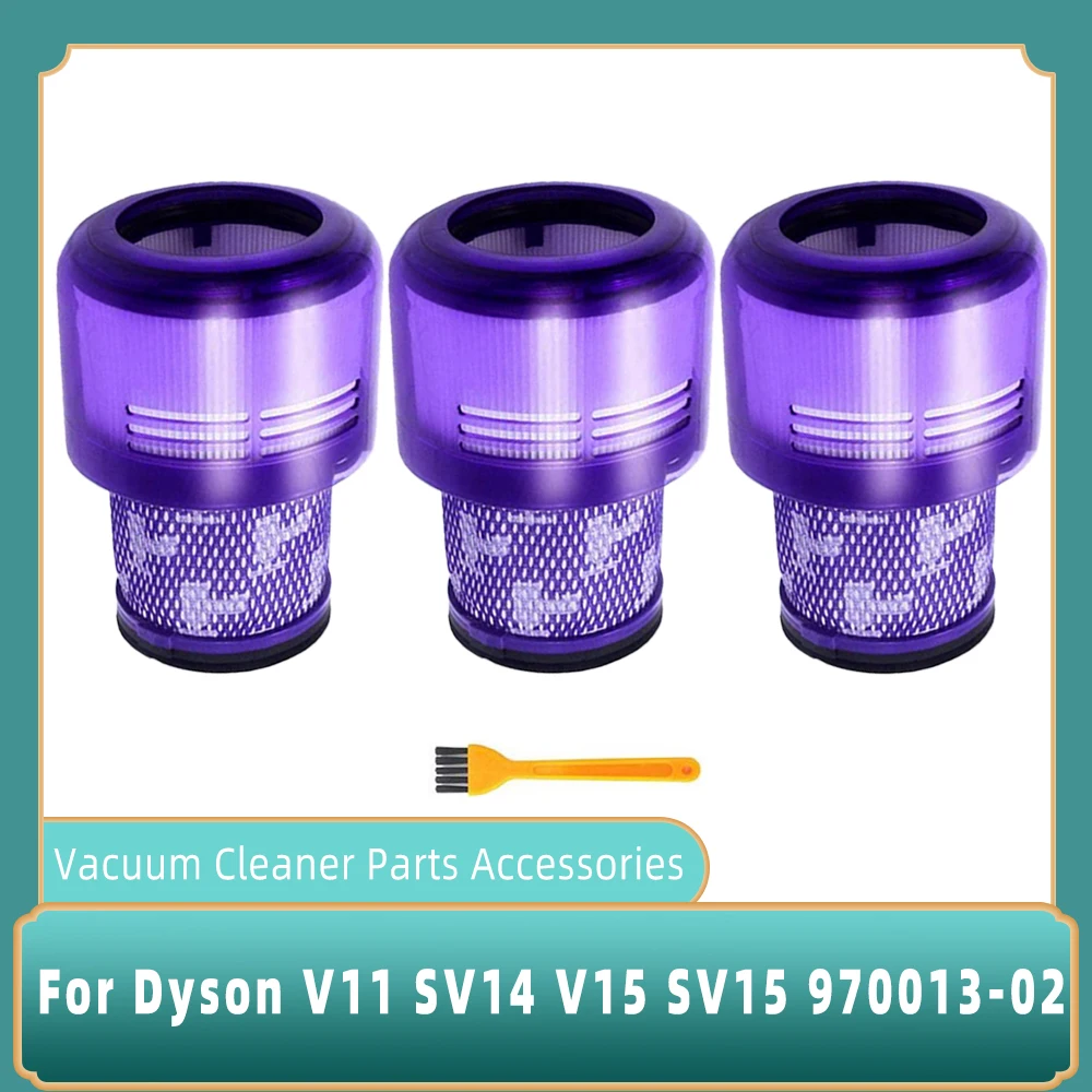 Compatível com Dyson V11 Torque Drive / V11 Animal / V15 Detect Aspirador de Pó Filtro HEPA Peças Acessórios Nº 970013-02.