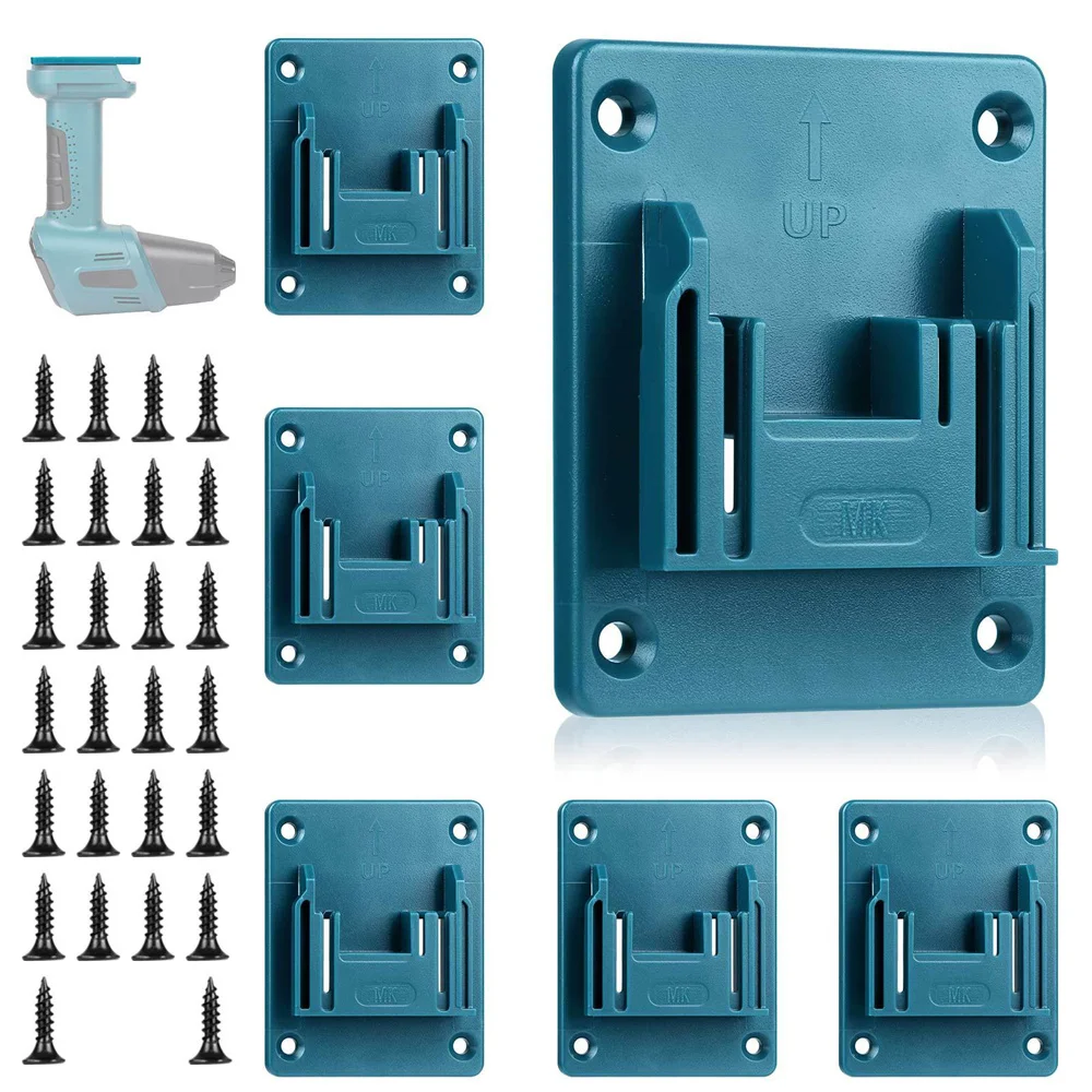 Pack Power Tool Battery Mount Holder For Makita 2 in 1 Stand For Makita 18V Battery Tool Storage Rack Bracket case