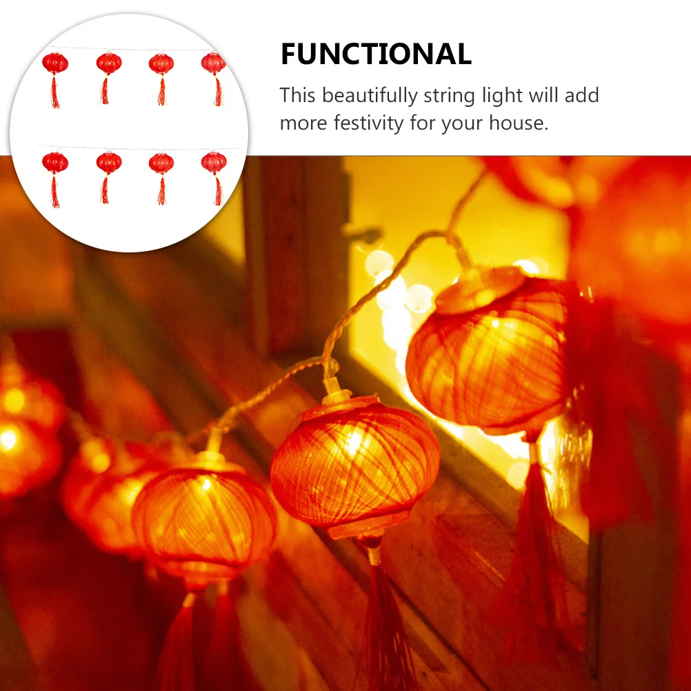 

Lantern String Lights LED Fairy String Light 6M 40 Leds Festival New Year Wedding Decoration Bright Hanging Lantern Lights