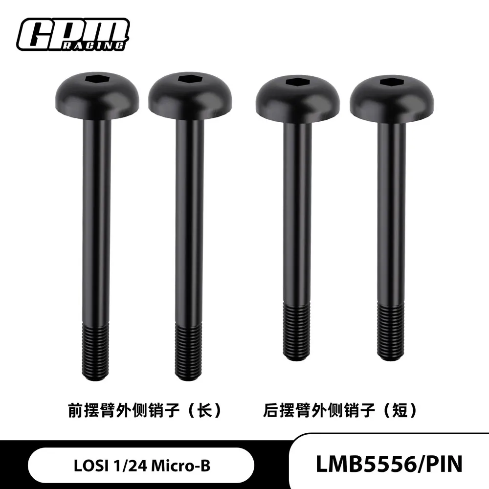 

GPM Carbon Steel Front And Rear Lower Arm Outer Pins For LOSI 1/24 Micro-B RC Parts