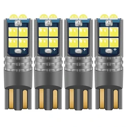 2/4PCS T10 LED W5W Led Bulbs Super Bright Auto Interior Reading Dome Lamp WY5W Car Turn Side Bulb Parking Light White Orange 12V