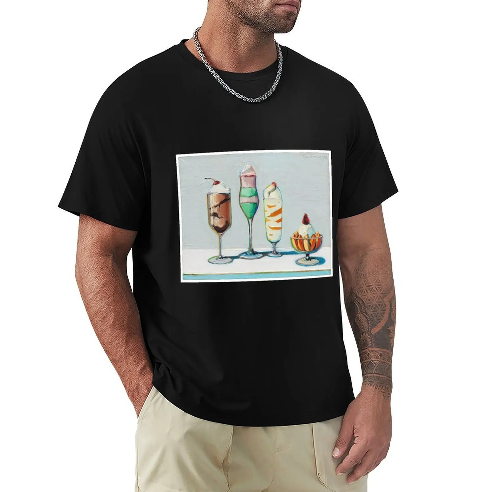 Wayne Thiebaud T-Shirt t shirts for man cotton funny T-Shirt