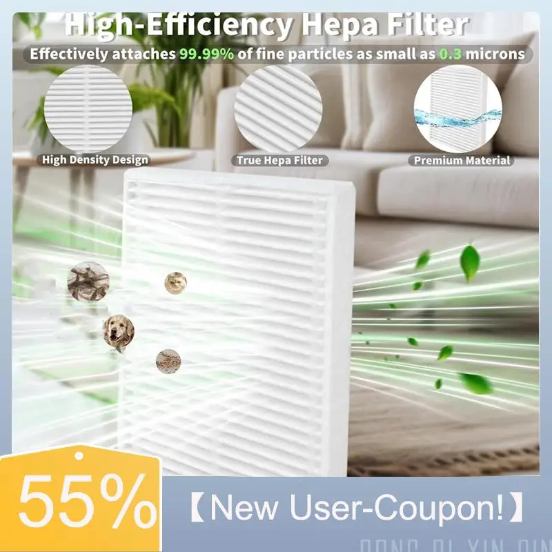 A60T New 18 PCS Kit, Replacement Parts Main Brush, Side Brush, Filter, Mop Pad For Irobot Y0140/ Y0110 Robotic Vacuums