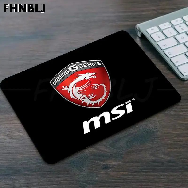 FHNBLJ Custom Skin MSI Dragon Logo Gummimaus Langlebiges Desktop-Mauspad Meistverkaufte Großhandels-Gaming-Pad-Maus