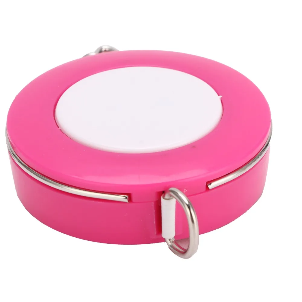 2Pcs 60-Inch 1.5 Meter Retractable Tape Measure Retractable Design Pocket Size Soft Tape Measure Mini Keychain Tape Measure