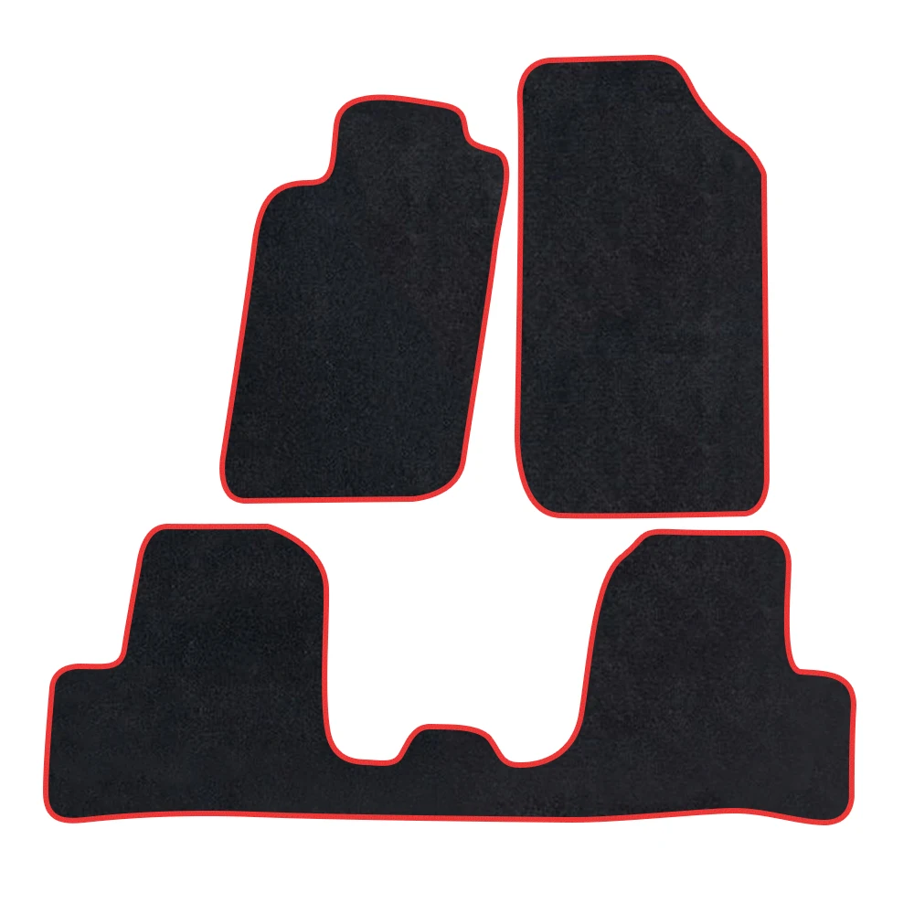 

Car Floor Mats Fit for Peugeot 206/207 (2A/C) 2001-2013 Full Set Auto Foot Pads Automobile Carpet Cover interior accessories