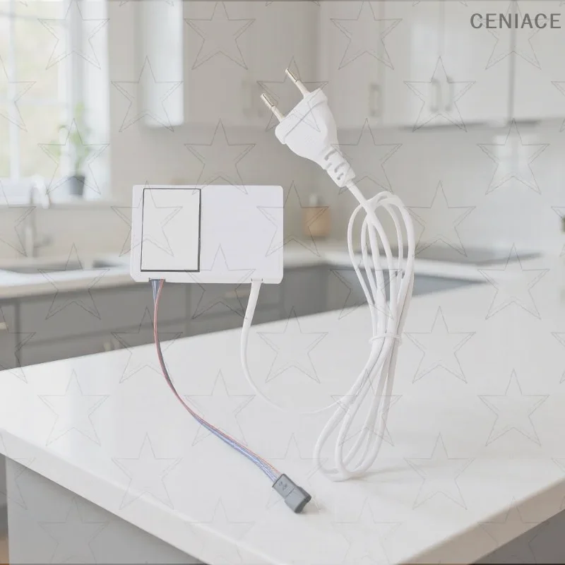 革新的な12V、1A LEDライトミラーヘッドライト、静電容量センサー搭載。バスルームのタッチセンサー式スイッチに最適。