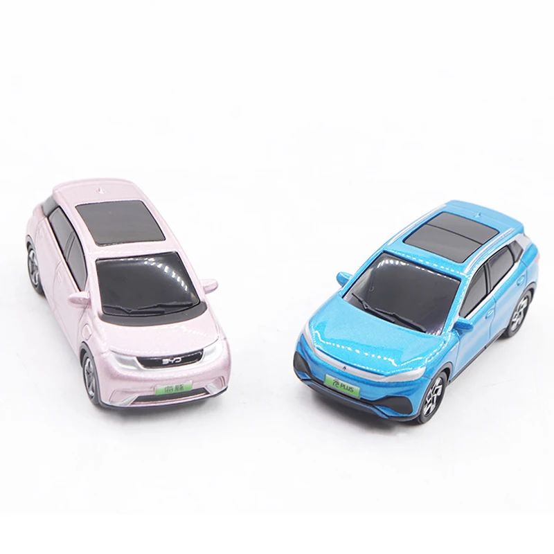 

Diecast Alloy 1/64 Scale BYD Yuan PLUS EV New Energy Cars Model Adult Toys Classics Gifts Collection Ornaments Static Display
