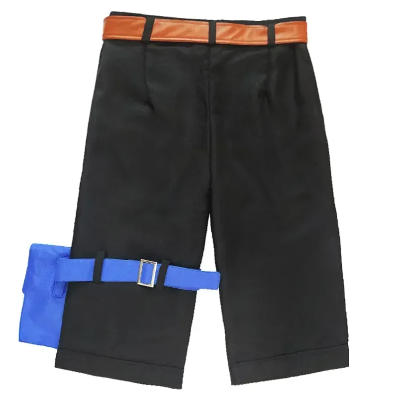 Anime Portgas·D· Ace Cosplay Costume Whitebeard Pirates Black Shorts Sunshade Hat Accessories Man Woman Carnival Party Suit view 2