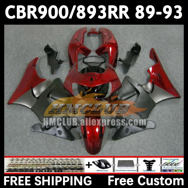 Fairing For HONDA CBR 893RR CBR900RR CBR900 CBR893 RR 71No.20 CBR893RR 89 90 91 92 93 1989 1990 ed grey 1991 1992 1993 Body