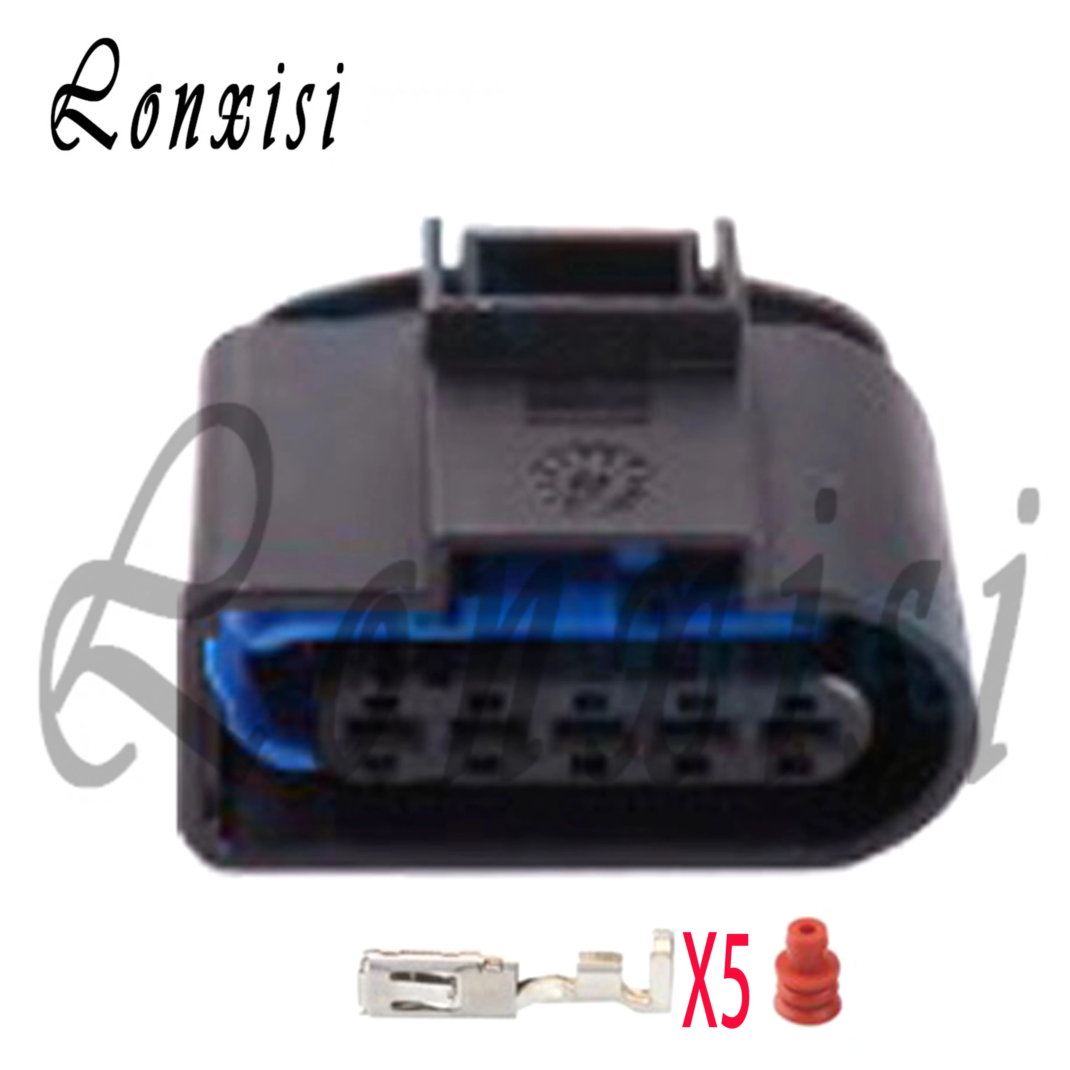 5 Pin  1J0973999A Auto Waterproof Connector MAF Mass Air Flow Plug 1J0 973 999 A For VW Jetta Golf MK4 Beetle TDI ALH 1J0973999